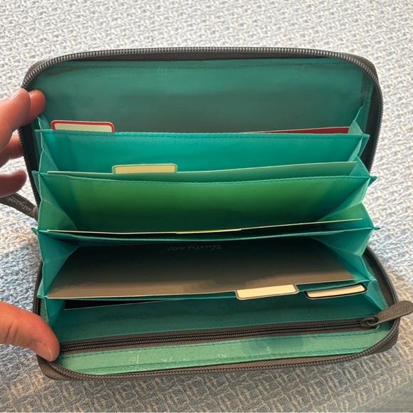 Thirty-One Multicolor Chevron Wallet - Picture 3 of 4